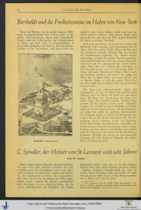 C. Spindler, der Meister von St. Leonard nach acht Jahren.
