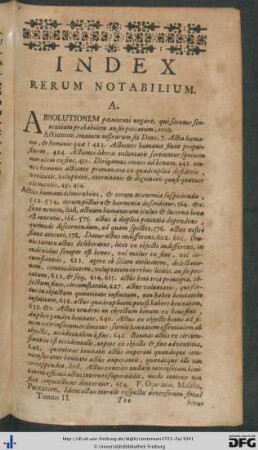 Index Rerum Notabilium.