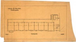 Billing, Hermann; Baden-Baden, Lange Str. 47; Hotel Badischer Hof, Erweiterungsbau - Grundriss DG