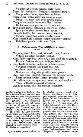 6. Volgus amicitias utilitate probat [ - ] 10. Orestes und Pylades