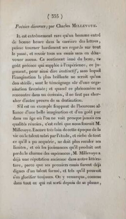 Poésies diverses; par Charles Millevoye