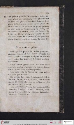 Terre cuite et platre