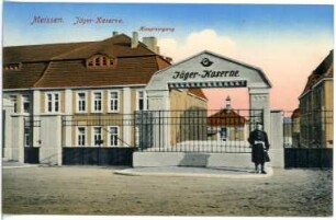 Meißen. Jägerkaserne Eingang