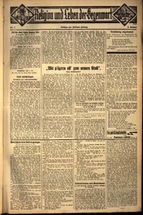 Zweite Ausgabe vom Sonntag, den 03. Januar 1932.
