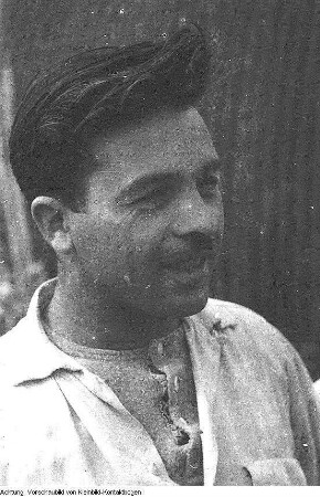 Reise nach Italien, italienische Landarbeiter, Tempel, Mai 1957