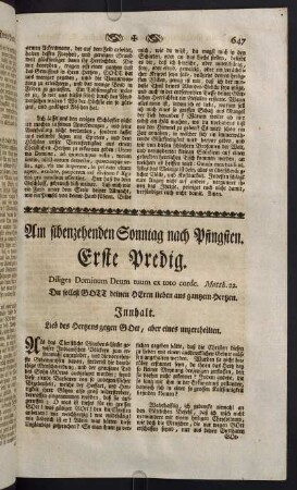 647-663, Am sibenzehenden Sonntag nach Pfingsten