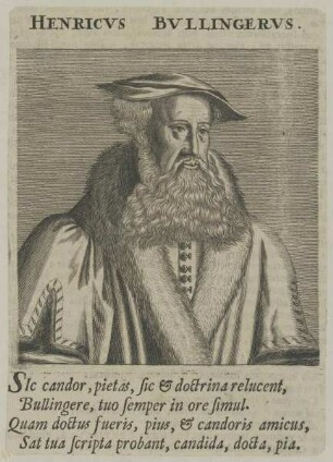 Bildnis des Henricvs Bvllingervs