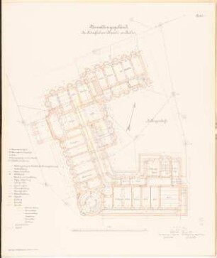 Verwaltungsgebäude der Charité, Berlin: Grundriss KG 1:100
