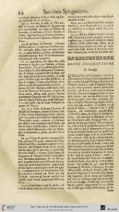 Breve descrittione di Siracusa