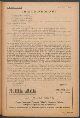 ¡Brindemos! : Enfoques por Telefoto