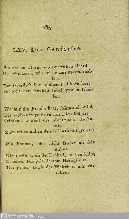 LXV. Der Genfersee