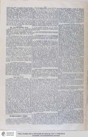 Beilage zur Darmstädter Zeitung Nummer 100 vom 29. April 1912