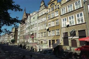 Straßenansicht Heilige-Geist-Gasse Danzig