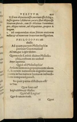Philosophiae diuisio