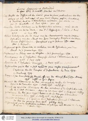 Livres français et Hollandais en gros 8tvo [it niov.d.]8tv Traites militaires