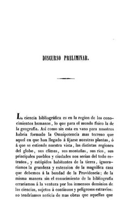 Discurso Preliminar.