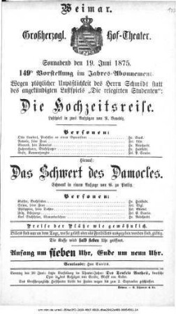 Das Schwert des Damokles