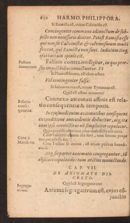 Cap. VII. De Axiomate Discreto.