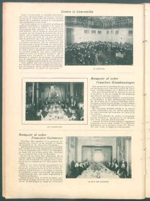 Banquete al señor Francisco Grandmontagne