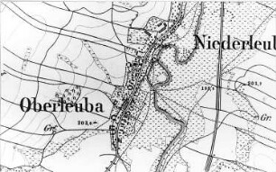 Ostritz-Leuba. Meßtischblatt, Sekt. Ostritz, 1884 (Sign.: VII 167.15)
