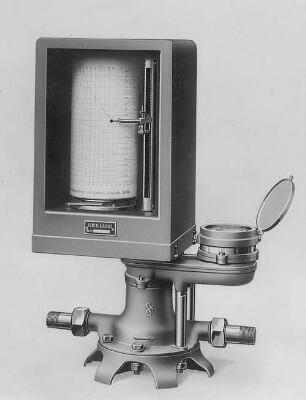 Registrierender Wassermesser (S. und H.) : Technikgeschichte | Maschinenbau | Maschinenelemente | Wassermesser