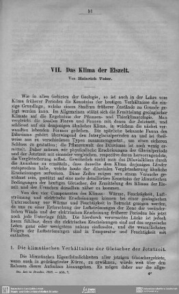 Das Klima der Eiszeit