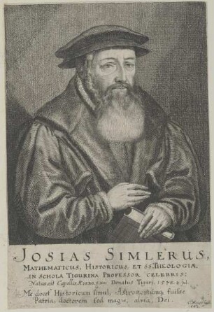Bildnis des Josias Simlerus