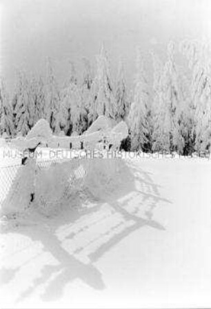 DDR-Wintersportregion Aschberg im Erzgebirge