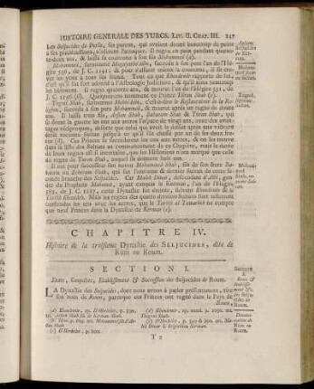 Section I. - Section V.