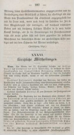 287-288 Kirchliche Mittheilungen