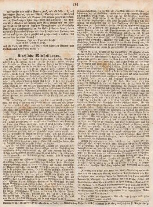184 Kirchliche Mittheilungen