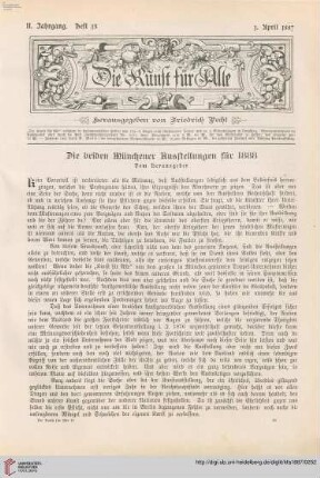 Heft 13 (1. April 1887)