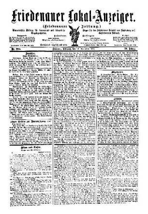 Nr. 281, 29.11.1911