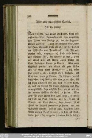 Vier und zwanzigstes Kapitel. Fortsetzung.