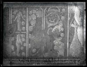 Kirche; Wandbild, Die Hölle (restauriert)
