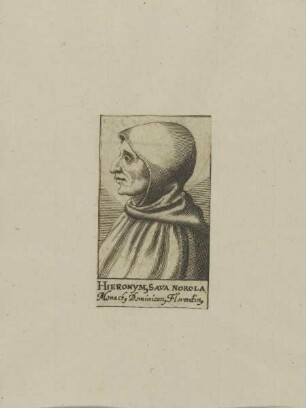Bildnis des Hieronymus Savanorola