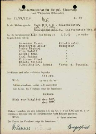 Münk, Hugo