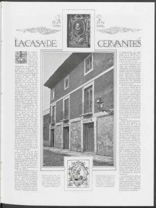 La casa de Cervantes