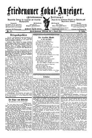 Nr. 181, 05.08.1914