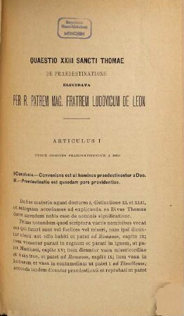 Mag. Luysii Legionensis Augustiniani, divinorum librorum primi apud Salmanticenses interpretis, Opera, nunc primum ex mss. ejusdem omnibus PP. Augustiniensium studio edita, 7