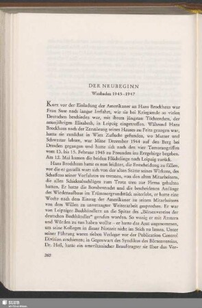 Der Neubeginn : Wiesbaden 1945–1947
