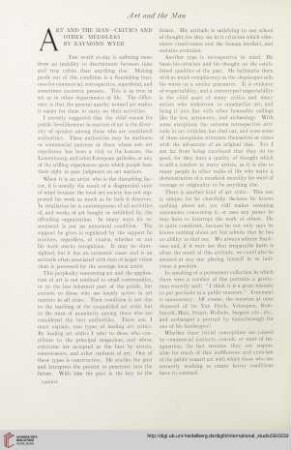 Art and the man : critics and other meddlers