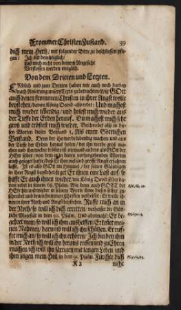 Von dem Dritten und Letzten. [Wie Gott Ihnen wolle beystehen.]