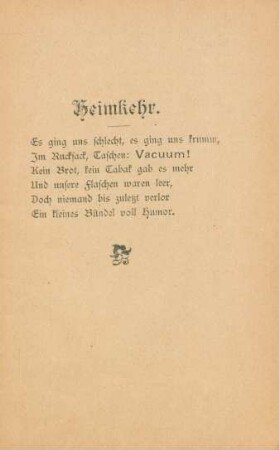 Heimkehr
