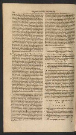Ad Titulum II. Quorum Bonorum.