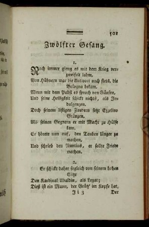 Zwölfter Gesang
