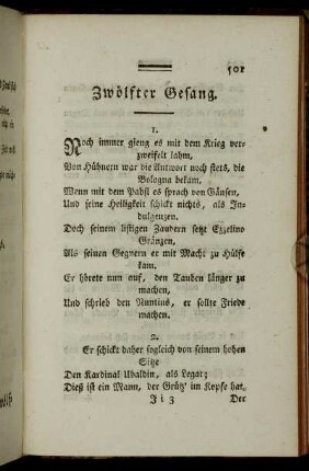 Zwölfter Gesang
