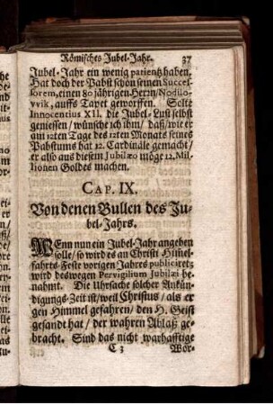 Von denen Bullen des Jubel-Jahrs