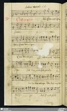 16 Andrea Gabrieli: Non ti sdegnar o Filli