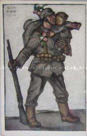 Postkarte: Bayerische Kriegsinvaliden-Fürsorge; 1916